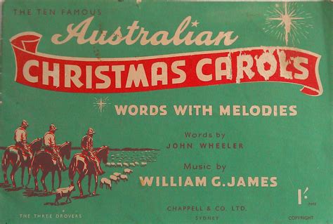 The Ten Famous Australian Christmas Carols De Wheeler John James