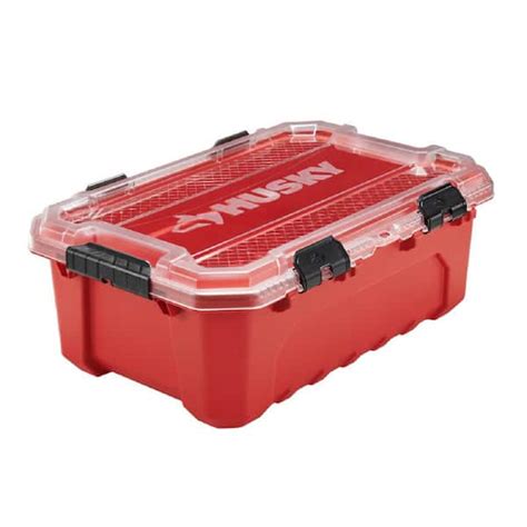 Husky 12 Gal Professional Duty Waterproof Storage Container With