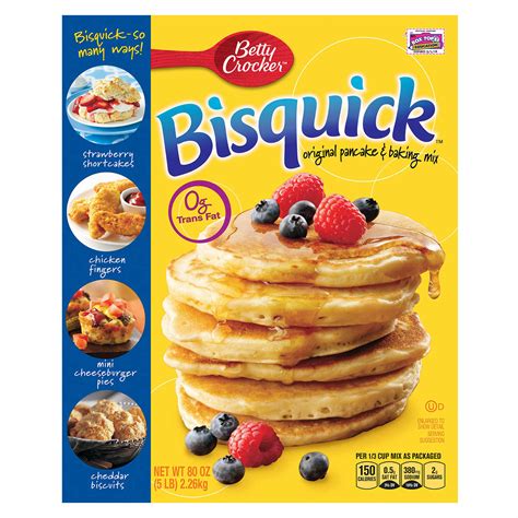 Betty Crocker Bisquick Original Pancake And Baking Mix 80 Oz Box Bjs