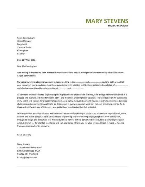 Tailor this letter for your own needs and send out a powerful cover letter that sets you apart from the competition. Covering letter that highlights a candidates key skills ...