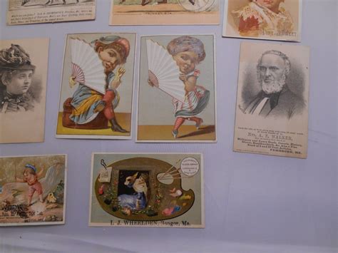 Victorian Trade Cards Lot 25pc Assorted Ayers Hoyt Ithaca Diecut Davis