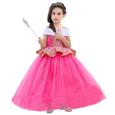 Elegant Princess Children Dress For Girl Halloween Sleeping Beauty