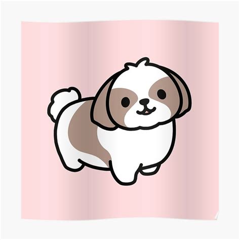 Shih Tzu Sticker By Littlemandyart Dog Design Art Cute Art Shih Tzu