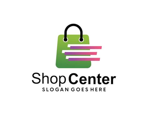 Premium Vector Supermarket Logo With Shopping Cart