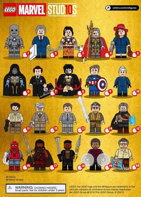 Marvel Character Minifigure Series Lego Custom Minifigures Lego