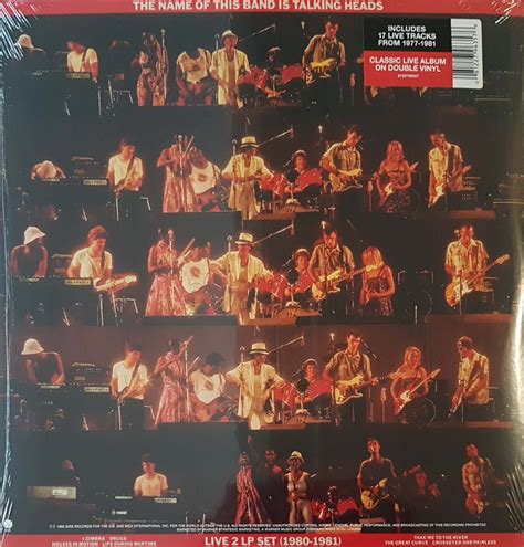 Talking Heads The Name Of This Band Is Talking Heads Lp Front Antishop Prodavnica