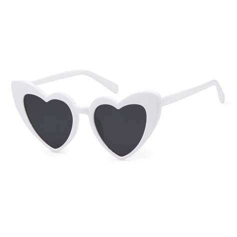 Clout Goggle Heart Sunglasses Vintage Cat Eye Mod Style Retro Kurt