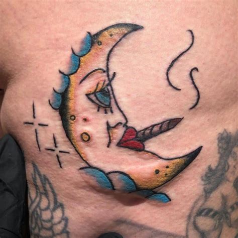 59 Cool Crescent Moon Tattoo Ideas 2023 Inspiration Guide