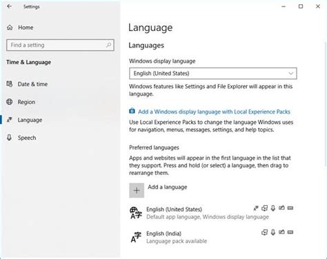 Changing the language as described above only applies to the current user account. How to Install and Uninstall Languages in Windows 10