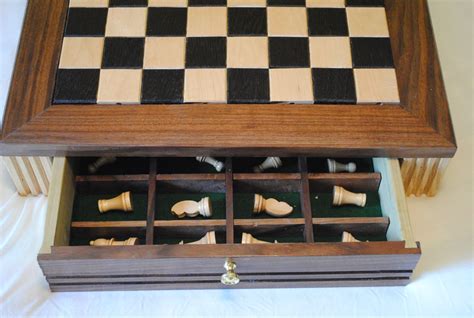 I like to open the lid like a book so i put the hinges on a side. First Light Woodworking - Unplugged: Walnut Chess Board w ...