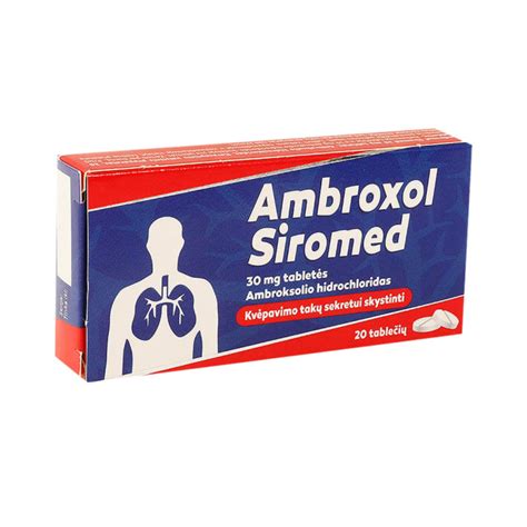 Ambroxol Siromed Mg Tablet S N Eurovaistine Lt