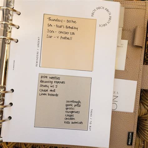 Transparent Sticky Notes In Nude Minimal Stationery Planner Etsy