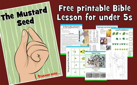 Parable Of The Mustard Seed Sunday School Lessons Wor