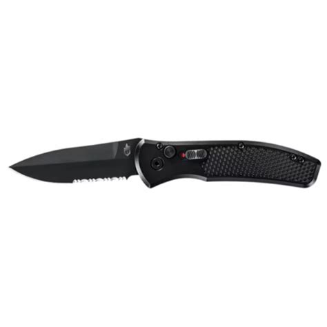Gerber 30 001636 Empower Automatic Knife With Black Serrated Edge