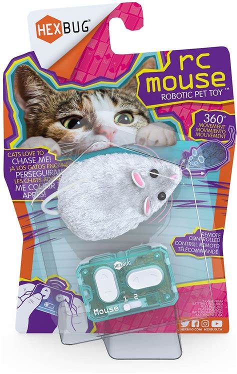 Hexbug Remote Control Mouse Cat Toy Color Varies