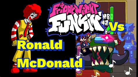 Friday Night Funkin Vs Ronald Mcdonald Fanmade Fnf Mod Youtube Hot