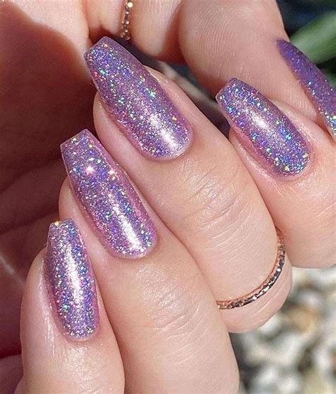 Iridescent Glitter Nail Polish Diy Tutorial