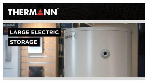 Thermann Large Electric Storage Hot Water System How It Works Youtube