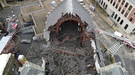 Historic Church Collapses In Connecticut Good Morning America