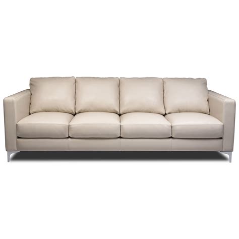 American Leather Kendall Contemporary 95 Inch Sofa With 4 Seats