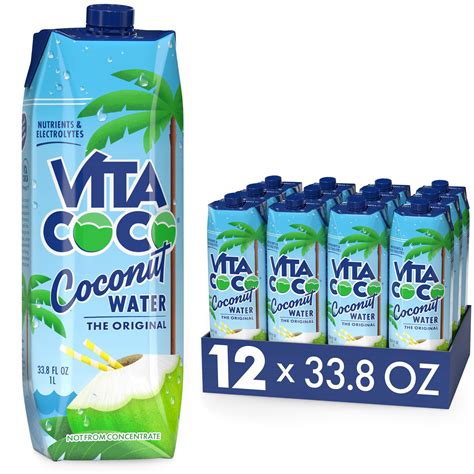 Vita Coco Coconut Water Pure Fl Oz Tetra Pack Of Walmart Com