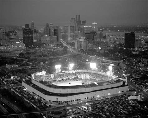 Tiger Stadium Night The Sports Bank