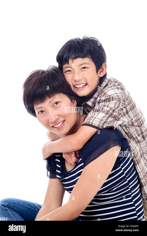 Japanese Mother Son Hugging Hi Res Stock Photography And Images Alamy