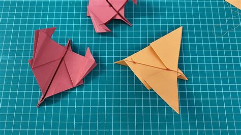 สอนพับโมเดลเครื่องบินกระดาษ เฟี้ยวๆ เจ๋งๆ พับง่ายๆ Origami Model