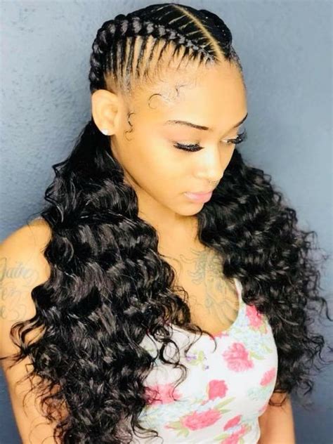 Pigtail Braids With Weave