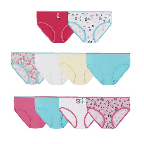 Hanes Girls 8 14 Pack Bikini Cotton Size Soft Tagless Underwear Max 74 Off Underwear