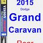 2019 Dodge Grand Caravan Wiper Blade Size