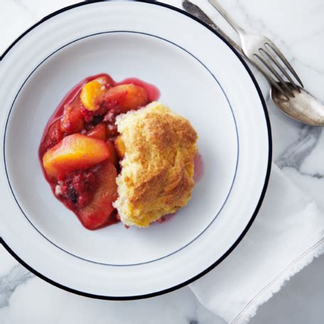 This Month's Recipes | Anna Olson | Berry cobbler, Fruit cobbler, Peach ...