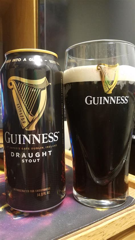 Is There A Reason Guinness Cans Are Just Short Of A Full Pint Glass At