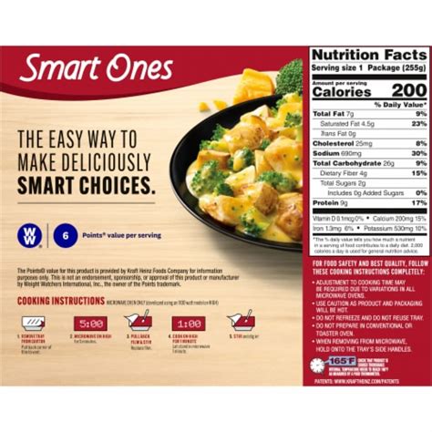 Smart Ones Broccoli And Cheddar Roasted Potatoes Frozen Meal 9 Oz