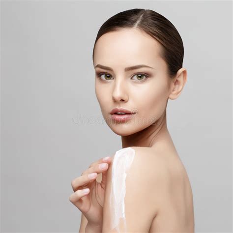 Beautiful Woman With Clean Fresh Skin Stock Image Image Of Portrait
