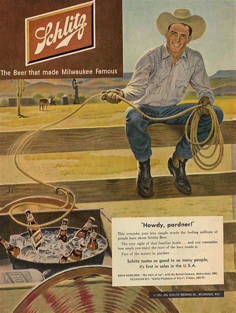 Uproxx Schlitz Beer Vintage Ads Beer Poster
