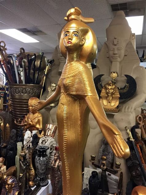 Unique Large Size Egyptian Goddess Selket Statue 38 Etsy
