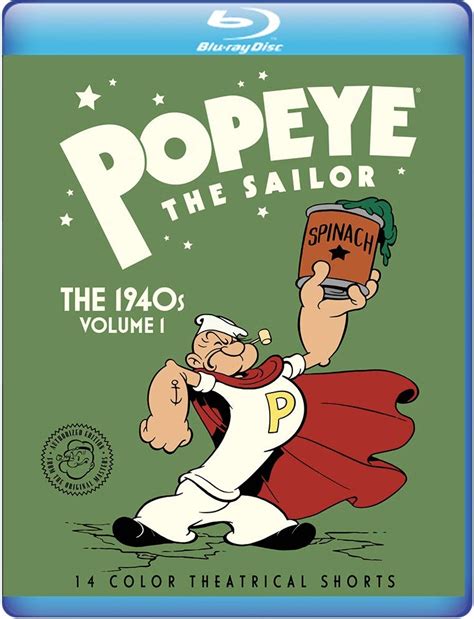 Popeye The Sailor The 1940s Volume 1 Blu Ray Review Impressive Visuals But Disappointing
