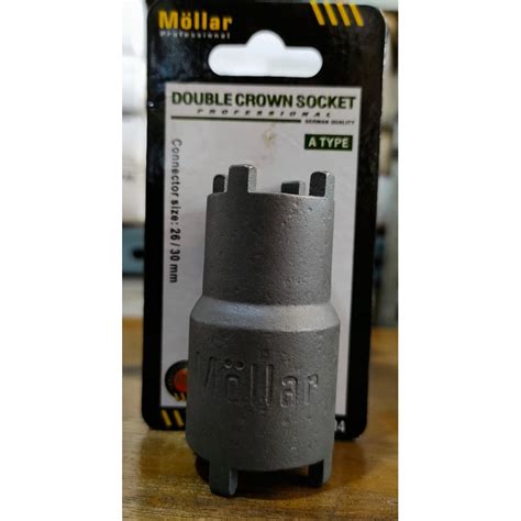 Jual MOLLAR 69012004 Kunci Mahkota Tipe A Mur Kopling Double Crown Socket Original Shopee