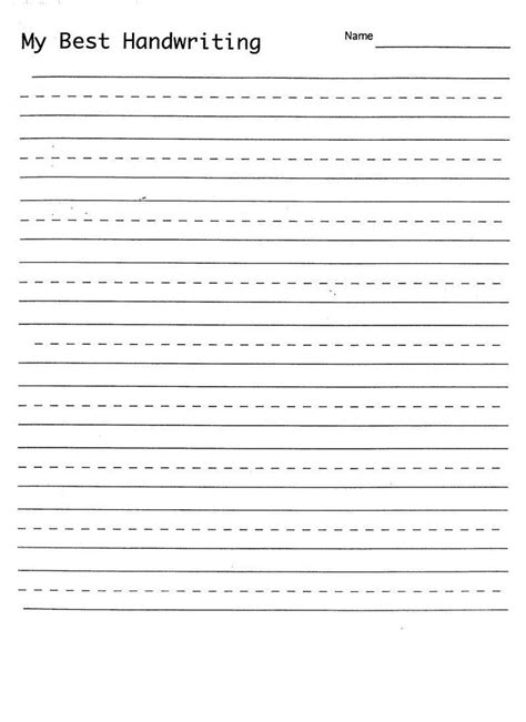 Upper and lowercase letters and practice words on each page. Blank Handwriting Worksheets for Kindergarten | Worksheet for Kindergarten | Handwriting ...