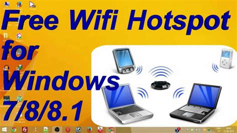 How To Turn Your Windows Laptop Into A Wifi Hotspot Youtube