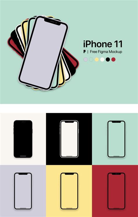 Simple Iphone 11 Mockup For Figma Theme Ui