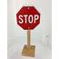 Vintage Road Signs 1980s Childrens Toy Wood  Etsy