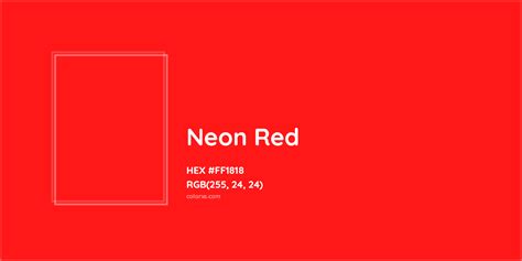 About Neon Red Color Codes Similar Colors And Paints