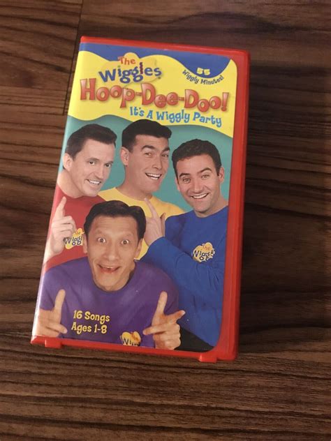The Wiggles Hoop Dee Doo Its A Wiggly Party Vhs Video Tape Hit 16