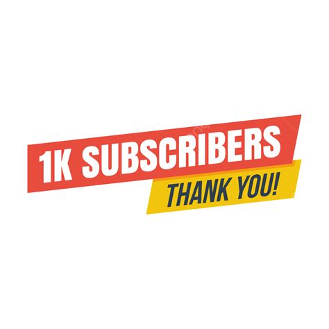 1k Subscribers Thank You Vector 1k Subscribers Thank You 1k