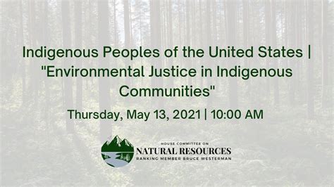Environmental Justice In Indigenous Communities Youtube