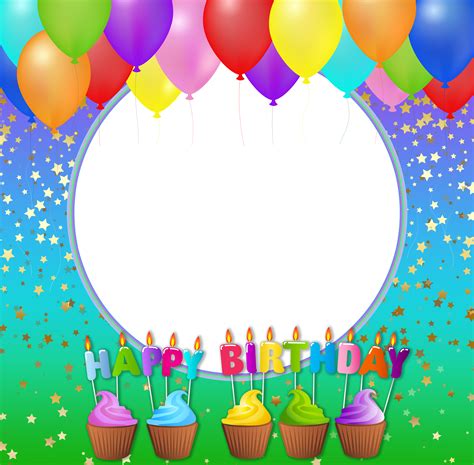 We put in a situation. Happy Birthday Transparent PNG Photo Frame | Gallery ...