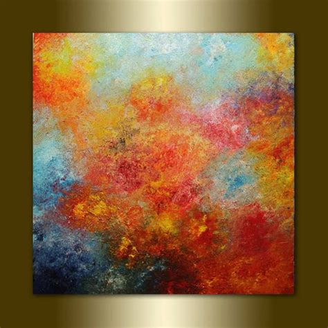 Abstractredyellowblue Painting Abstract Art Painting Abstract Art