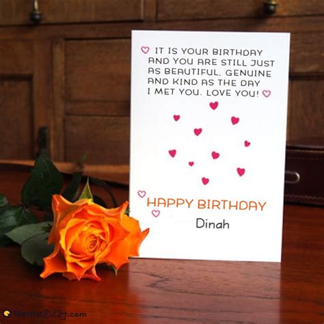 Happy Birthday Dinah Images Of Cakes Cards Wishes